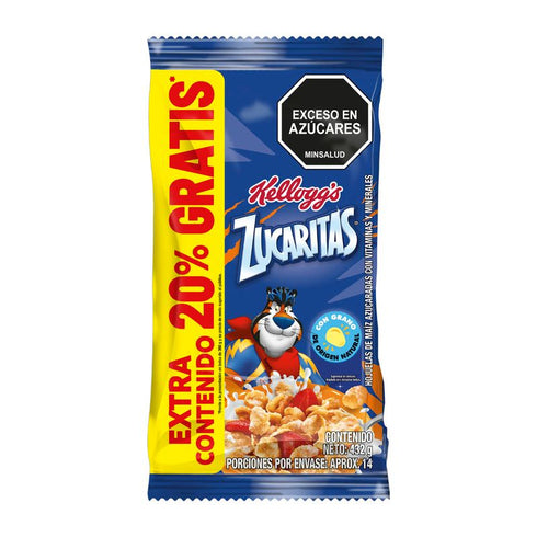 CEREAL ZUCARITAS 432G 20% EXTRACONTENIDO